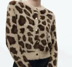 ZARA ヒョウ柄 カーディガン レオパード柄