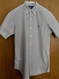 ☆Polo Ralph Lauren シアサッカー半袖シャツ ストライプ S/Pのサムネイル