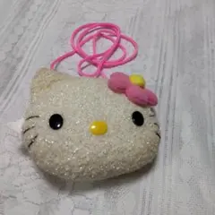 ハローキティ ラメポーチ