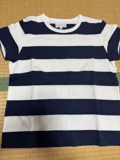 新品未使用　レディース　アニエスべー　ボーダー　半袖Tシャツ　送料込み太ボーダー