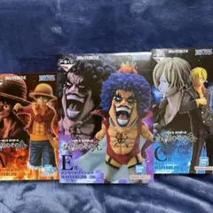 ワンピース1番くじイワンコフ、サンジ、ルフィセット