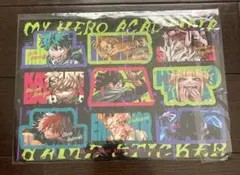 最強ジャンプ　12月号　付録　僕のヒーローアカデミア　ネームステッカー