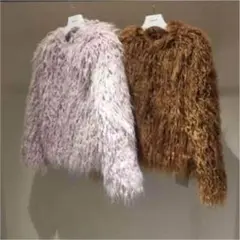 新品♡フレイアイディー エコファーミドルコート