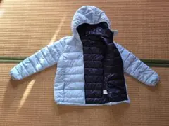 水色 キルティングダウンコート