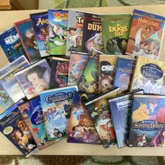 Disney VHS 英語版 5本セット 海外版 アラジン ジャスミン他 90s 