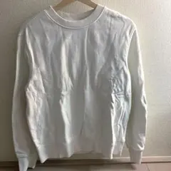H&M エイチアンドエム トレーナー ホワイト 表記S サイズ感M