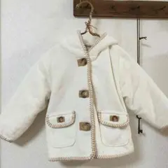 GAP☆ボアフリースパーカー80cmホワイト