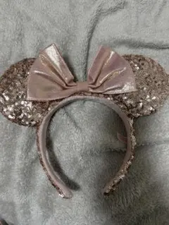 ディズニー　カチューシャ　ミニーちゃん　ピンク