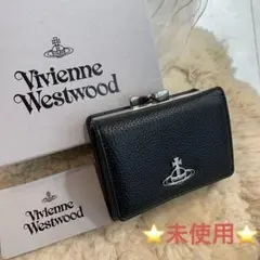 ☆未使用品☆Vivienne Westwood　三つ折り　コンパクト財布　がま口