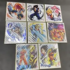 ドラゴンボール アートプリント 色紙　８枚