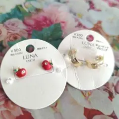 新品 ピアスセット　ルナアース　LUNA　EARTH　キュービックジルコニア