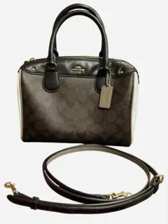 コーチ COACH ショルダーバッグ シグネチャー 2way ミニボストン
