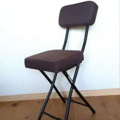 【美品】背付折りたたみチェア 厚座FAB