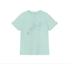 BAUF Tシャツ ミントグリーン 音符デザイン
