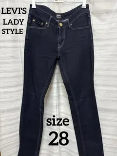 Levi's レディース ダークブルー ジーンズ