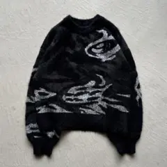 90s dkny tiger eye knit シャギーニット タイガーアイのサムネイル