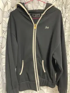 Rady ブラック フルジップパーカー