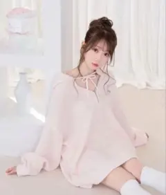 ロゼミューズ Mohair knit hoodie RoseMuse - メルカリ