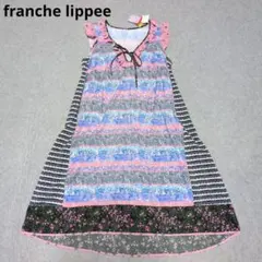 新品タグ付 フランシュリッペ ワンピース Aライン フレア チュニック 花柄のサムネイル