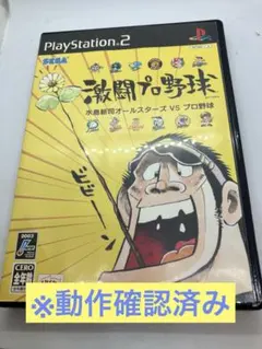 【動作確認済】激闘プロ野球 プレイステーション2 ps2 水島新司オールスター