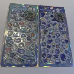 光るジュエルプチドロップ　ストーンつき　２個セット