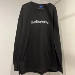 Lafayette 千鳥格子ロゴ 長袖Tシャツ ブラックのサムネイル