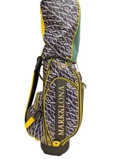 MARK&LONA キャディバッグ ネイビー/イエロー　希少infinity