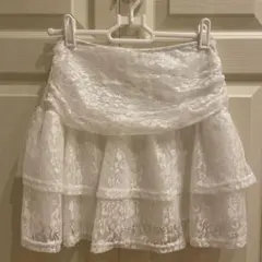 レース フリルスカート バレエコア