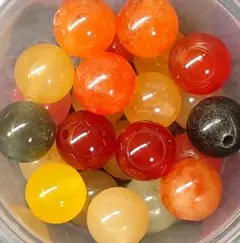 B202　ソルトソースアゲート　塩源瑪瑙　8〜8.5ミリ