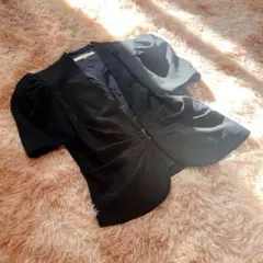 ✨GENIESOIR✨ 東京ソワール (9) 半袖ノーカラージャケット 肩パッド