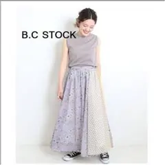 気まぐれセール★BC STOCK ベーセーストック★マルチパターン 花柄スカート