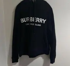 BURBERRY ブラック パーカー Mサイズ
