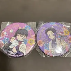 鬼滅の刃 和紙風缶バッジ 栗花落カナヲ 胡蝶しのぶ 匿名配送 ⭐️