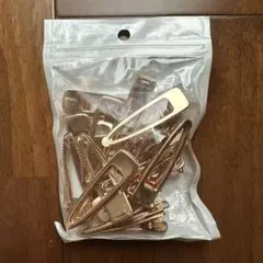 ゴールドヘアクリップ 17個セット 約55×15×12mm