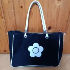 MARY QUANT フラワーモチーフ トートバッグ