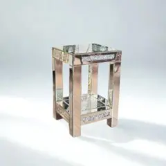 ミラーコンソール サイドテーブル 高さ56cm モダン ミラー 143-153