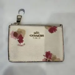 COACH 花柄 パスケース 定期入れ