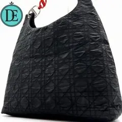 Christian Dior ショルダーバッグ ロゴチェーン べっ甲 ブラック