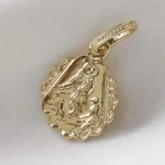 K18 YG メダイ　ペンダントトップ