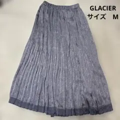 GLACIER グラシアプリーツスカート　花柄　サイズM