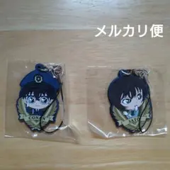 ガチャ 名探偵コナン コナン＆警察がいっぱいラバーストラップ 未開封 ２点セット