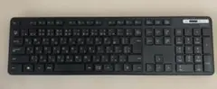 エレコム ELECOM 無線キーボード 薄型ブラック TK-FDM110TKBK
