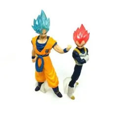 ドラゴンボ―ル　孫悟空　スーパ―サイヤ人ブルー　ベジータ　フィギュア