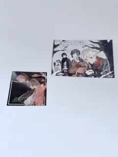 文豪ストレイドッグス ポストカード　ステッカー　セット　太宰治　中原中也　文スト