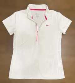 NIKE テニスウェア レディース ハーフジップ 半袖シャツ Sサイズのサムネイル