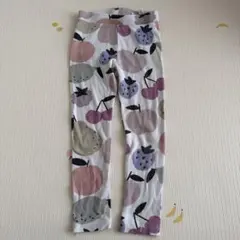 ZARA ベビーキッズ フルーツ柄 リブ レギンス 110cmのサムネイル
