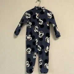 H&M ミッキーマウス フリースロンパース 86cm 12-18ヶ月ディズニー