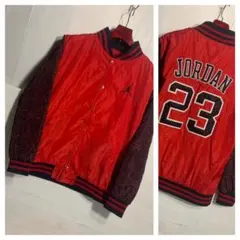 90'sヴィンテージNIKEAIRJORDANエアジョーダンナイロンスタジャンL