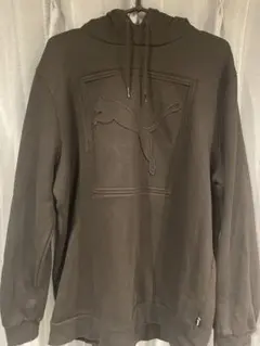 PUMA ブラック　フード付きパーカー Lサイズ