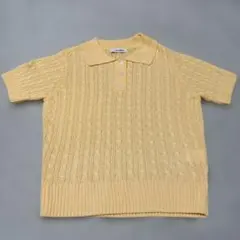 maison de Roem イエロー半袖ニット S 韓国ファッション